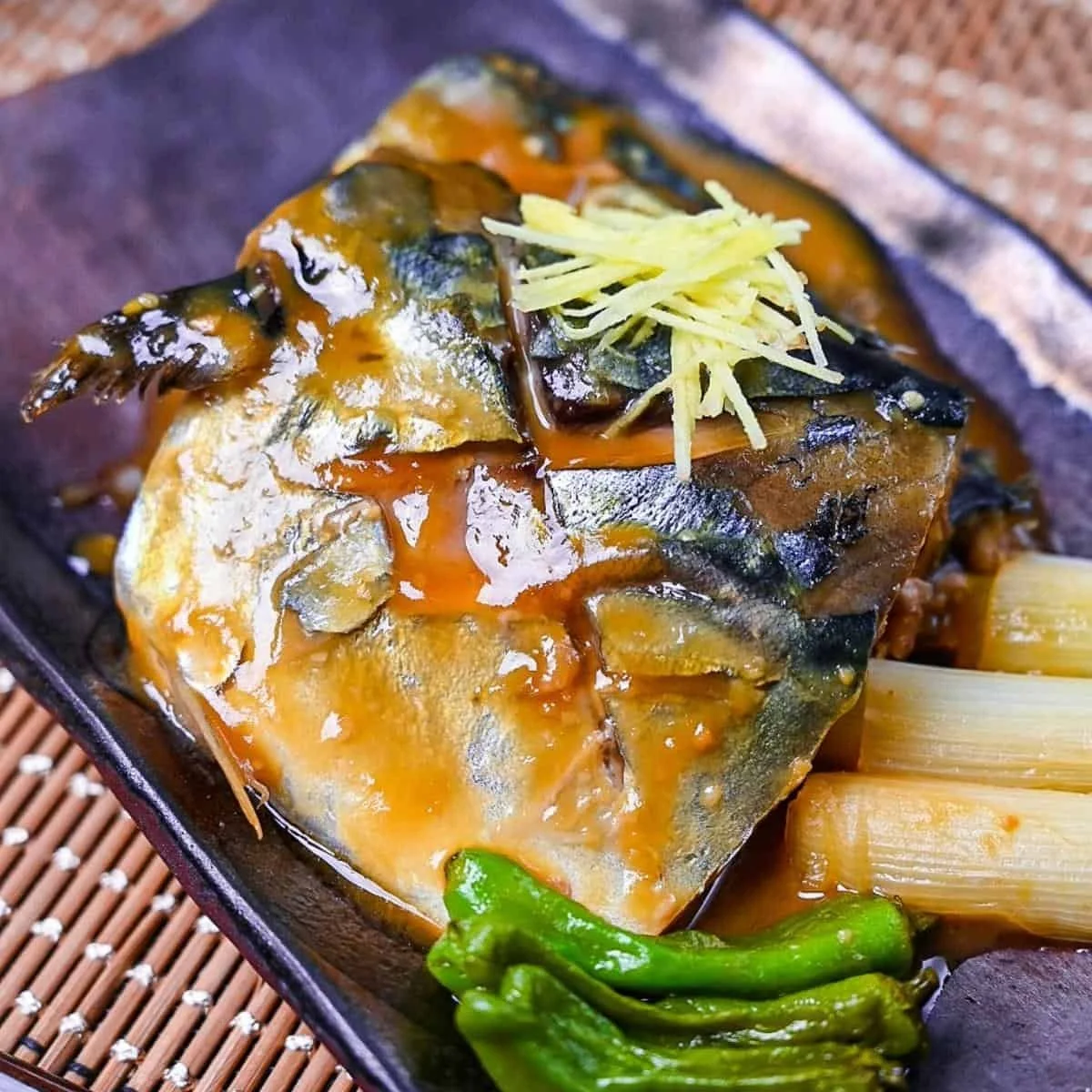 Simmered Miso Mackerel