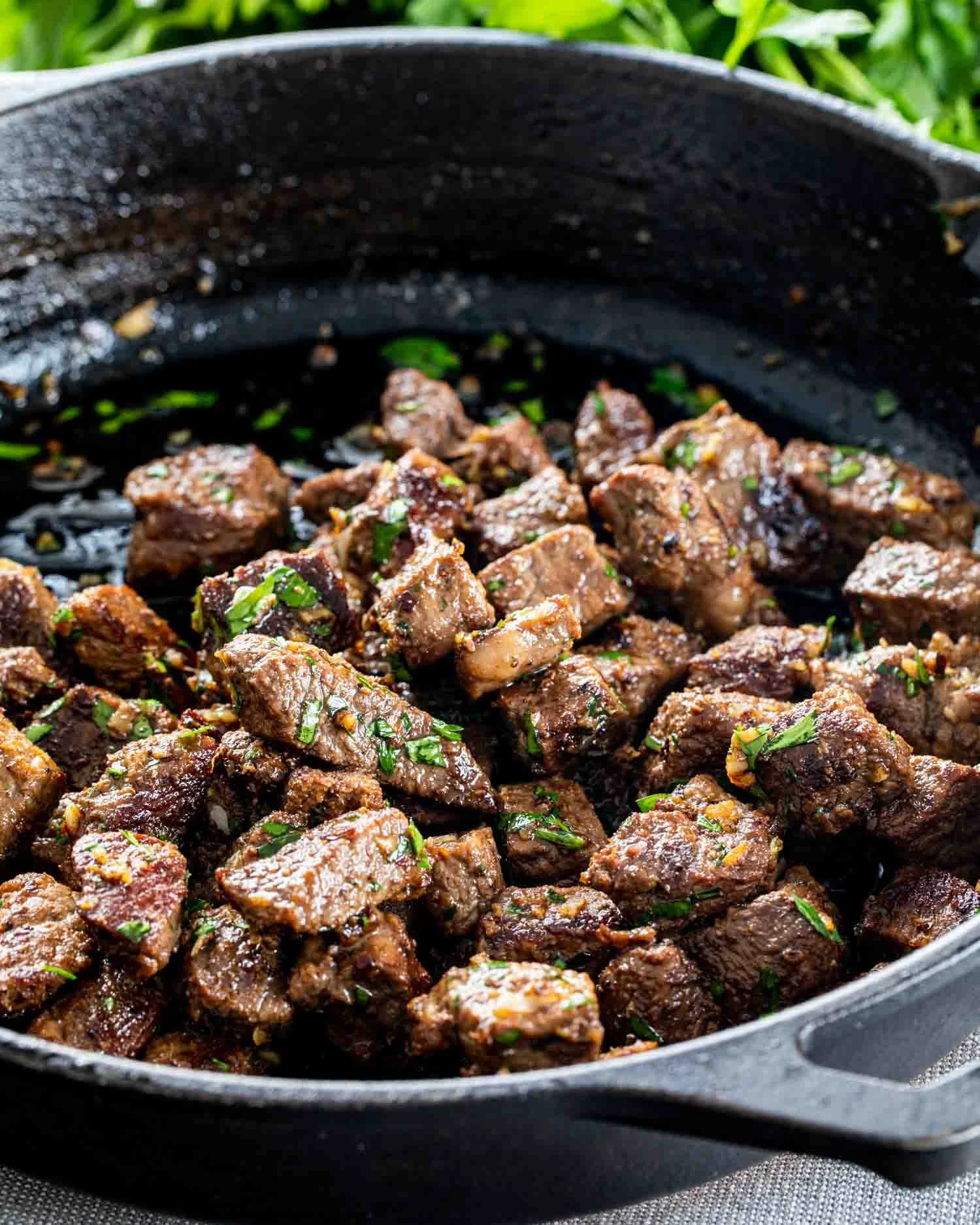 Sizzling Garlic Butter Steak Bites