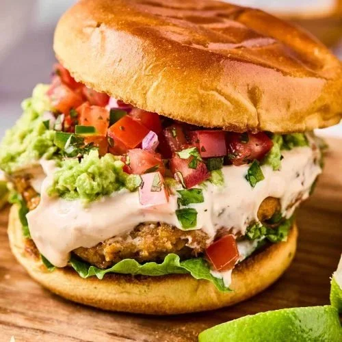 Spicy Mexican Chicken Burgers