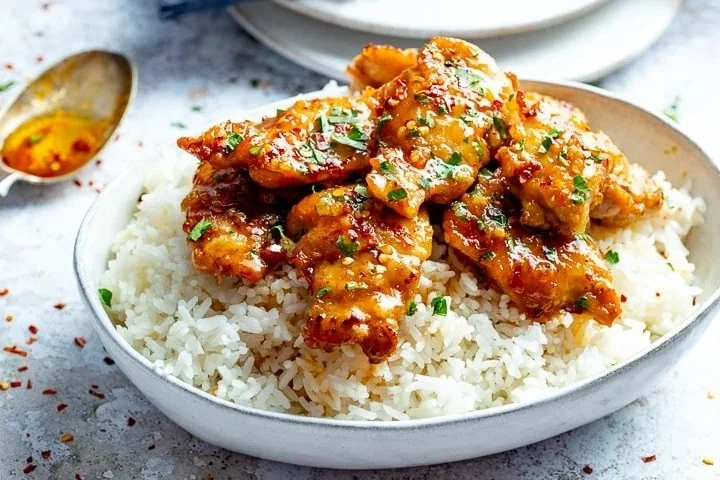 Sticky Honey Garlic Chicken
