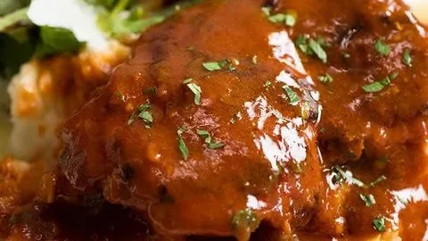 Sticky Pantry Chicken Thighs