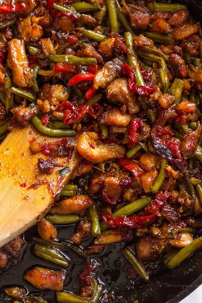 Stir-Fried Chicken with Green Beans