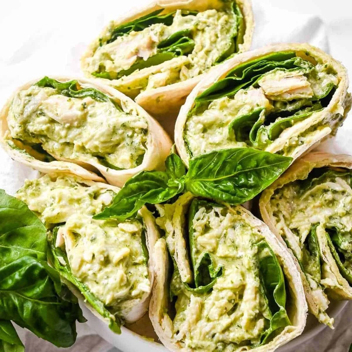 Three-Ingredient Pesto Chicken Salad