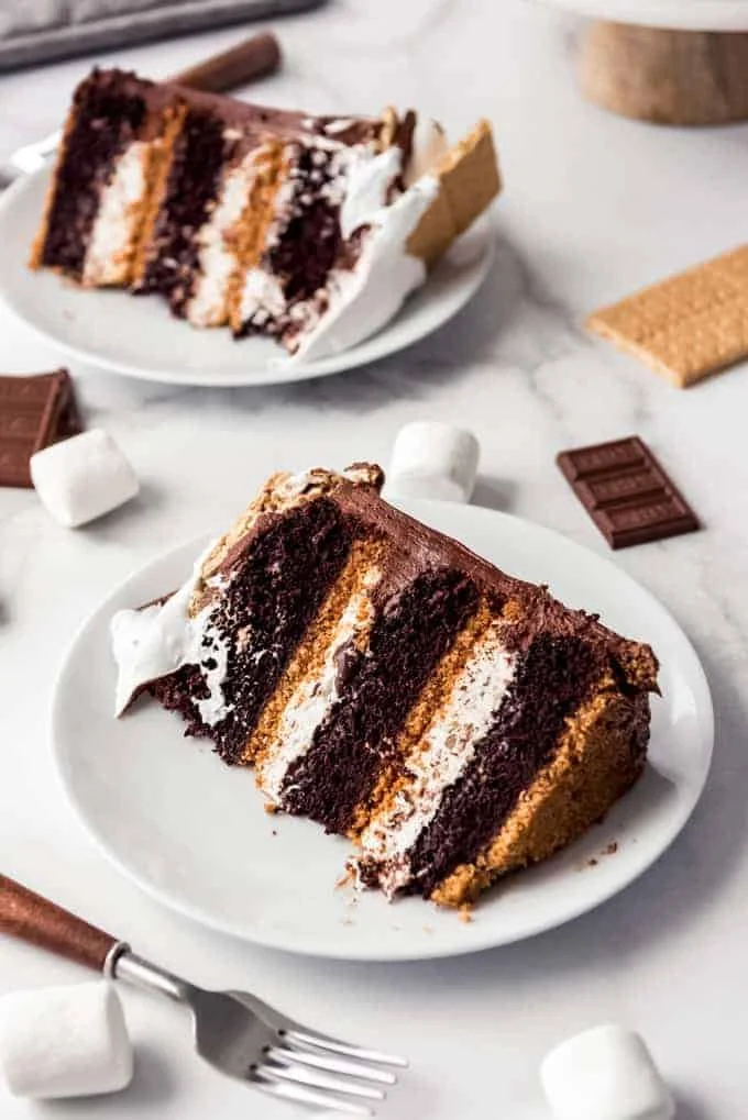 Toasted Marshmallow Cake