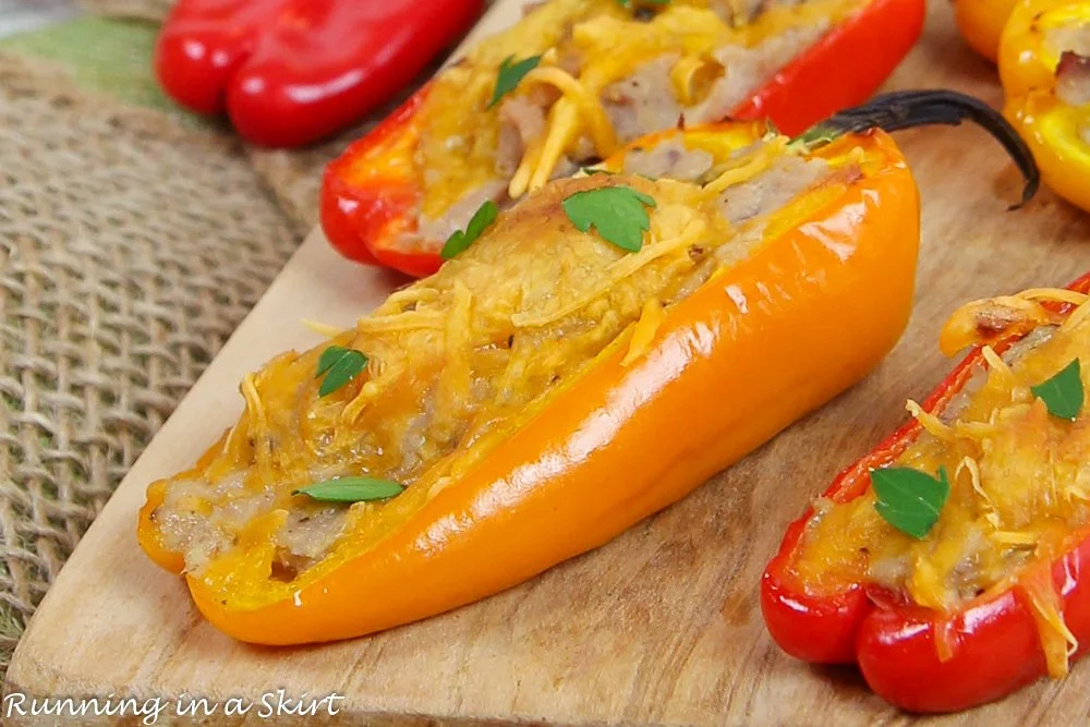 Tuna Stuffed Mini Bell Peppers