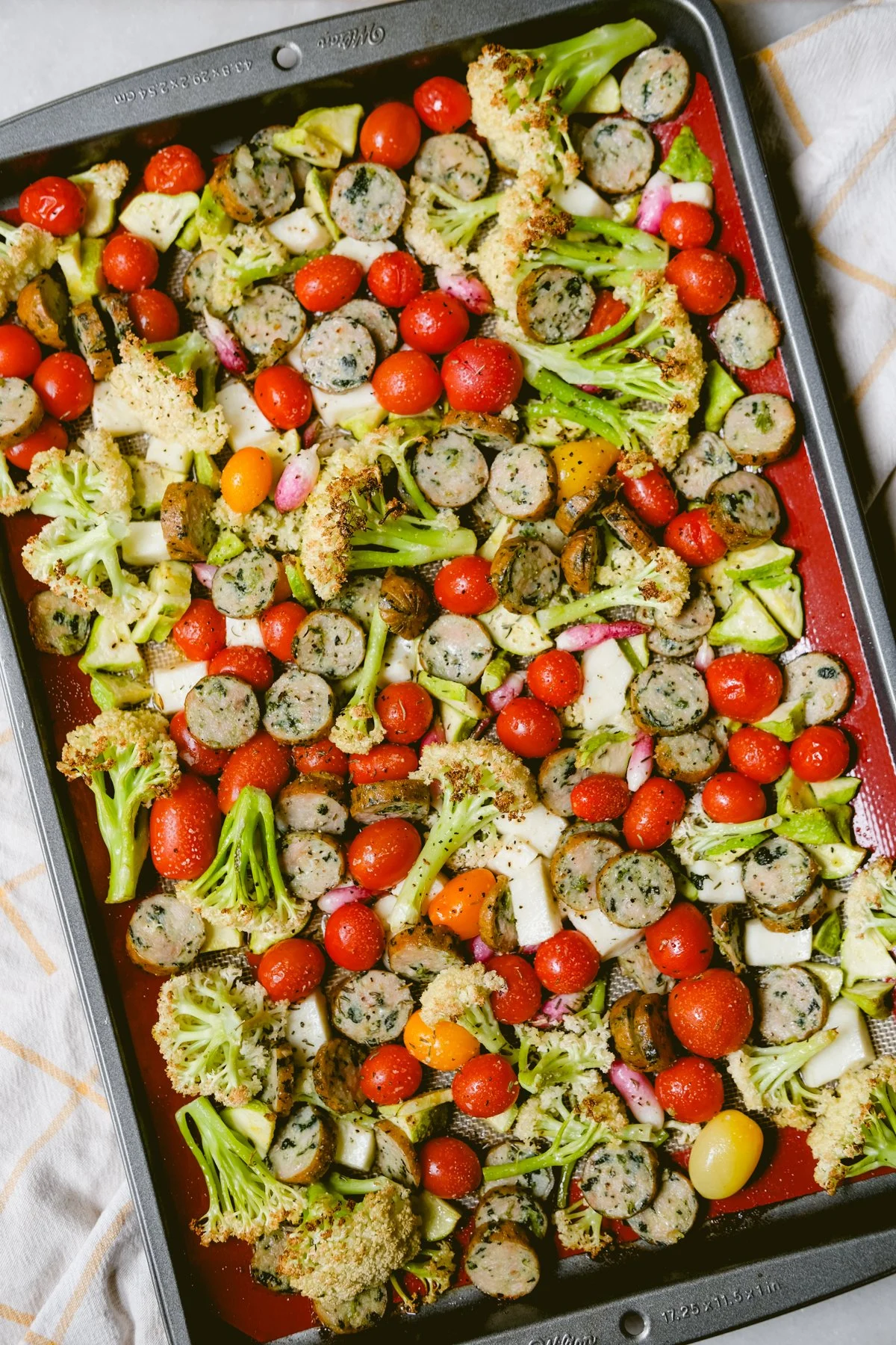 Veggie and Sausage Sheet Pan