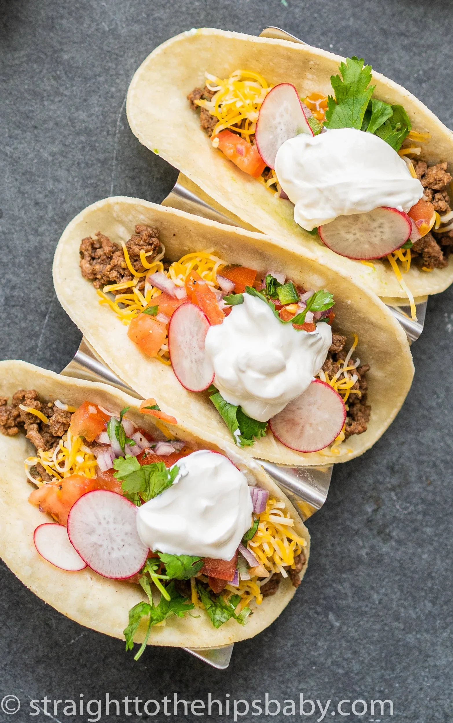 Zesty Beef Tacos with Crema
